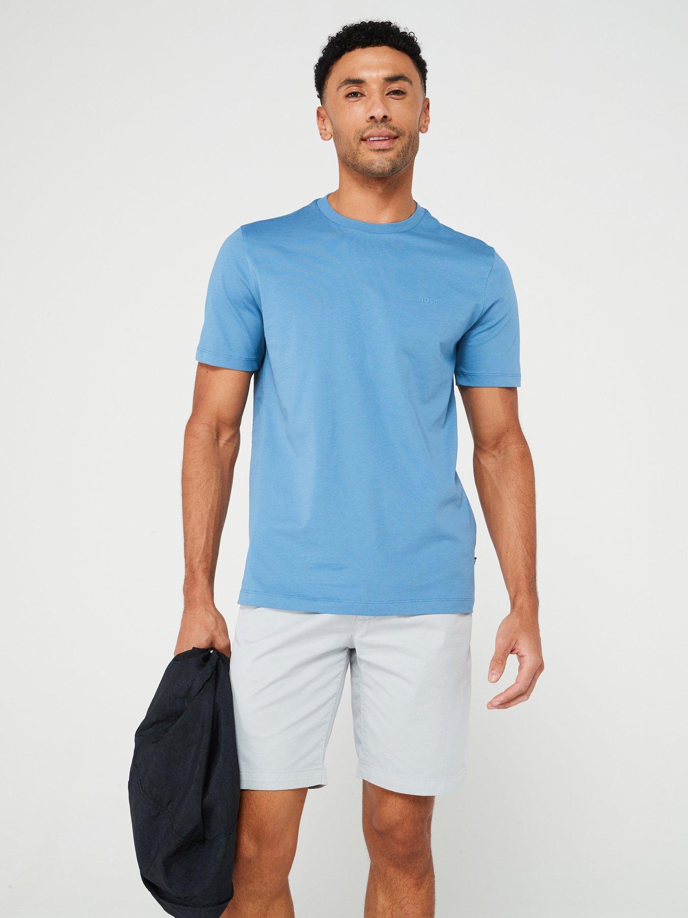 BOSS Thompson 01 Regular Fit T-shirt - Light Blue