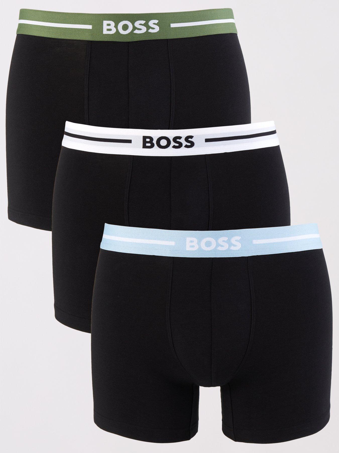 BOSS Bodywear 3 Pack Bold Boxer Briefs - Multi | Very.co.uk