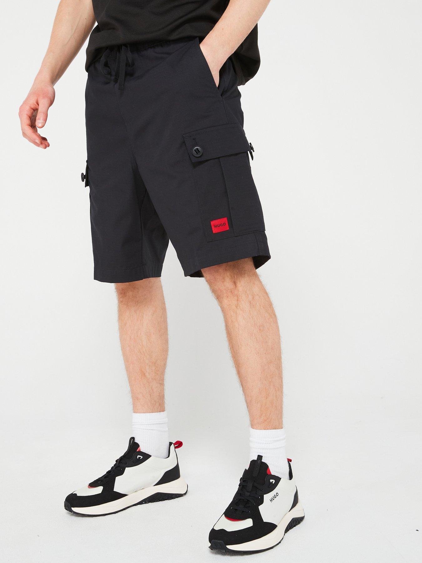 undefined Garlio242 Regular Fit Cargo Shorts - Black