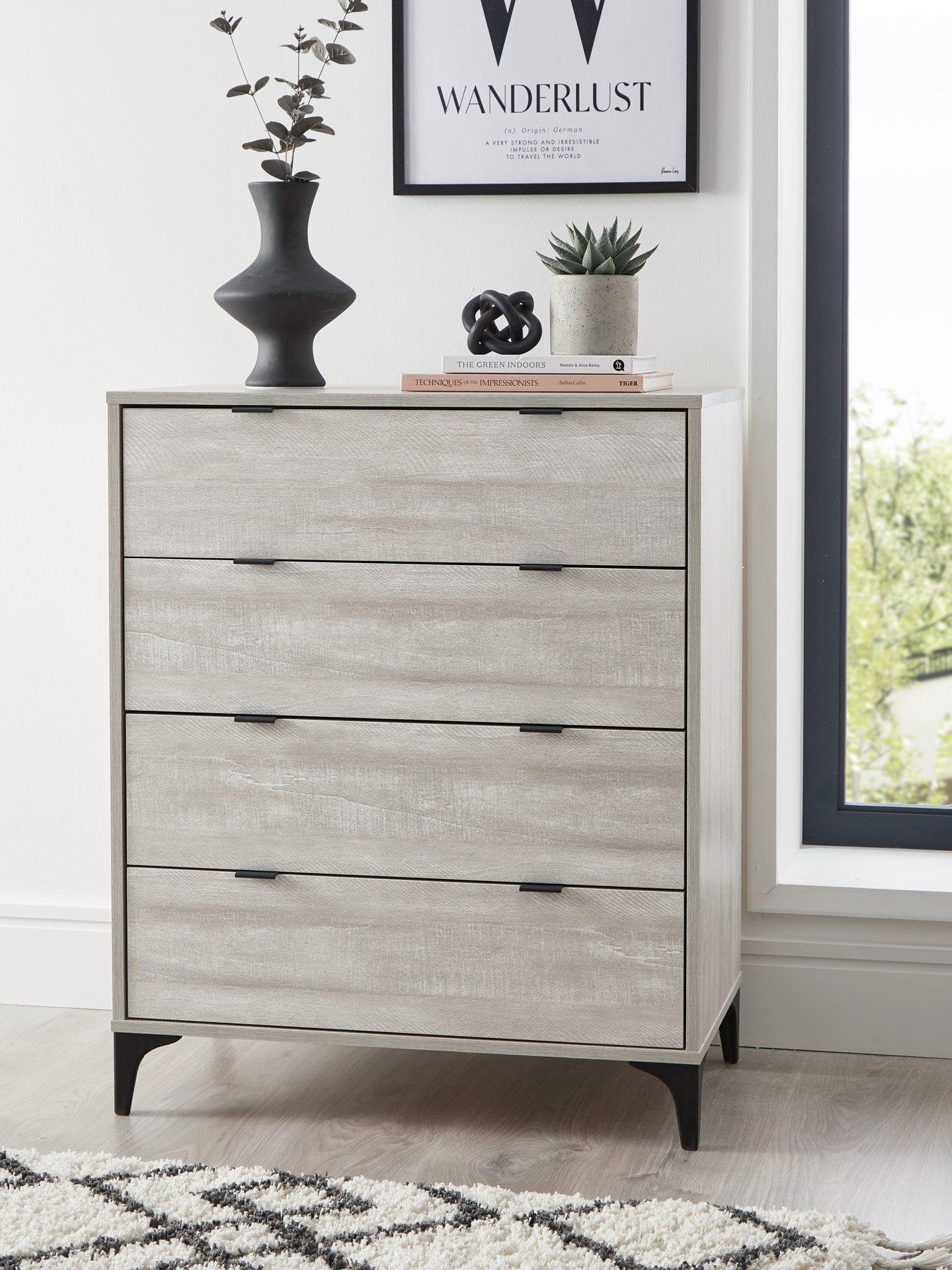 Product photograph of Very Home Wakefield 4 Drawer Chest from very.co.uk