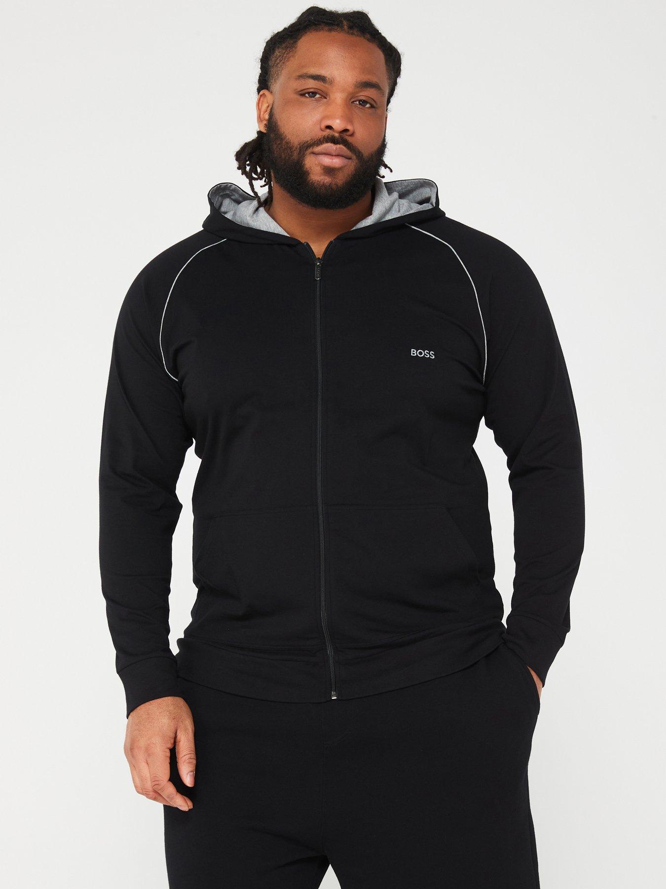 Bodywear Big Tall B mix Match Hooded Jacket Black