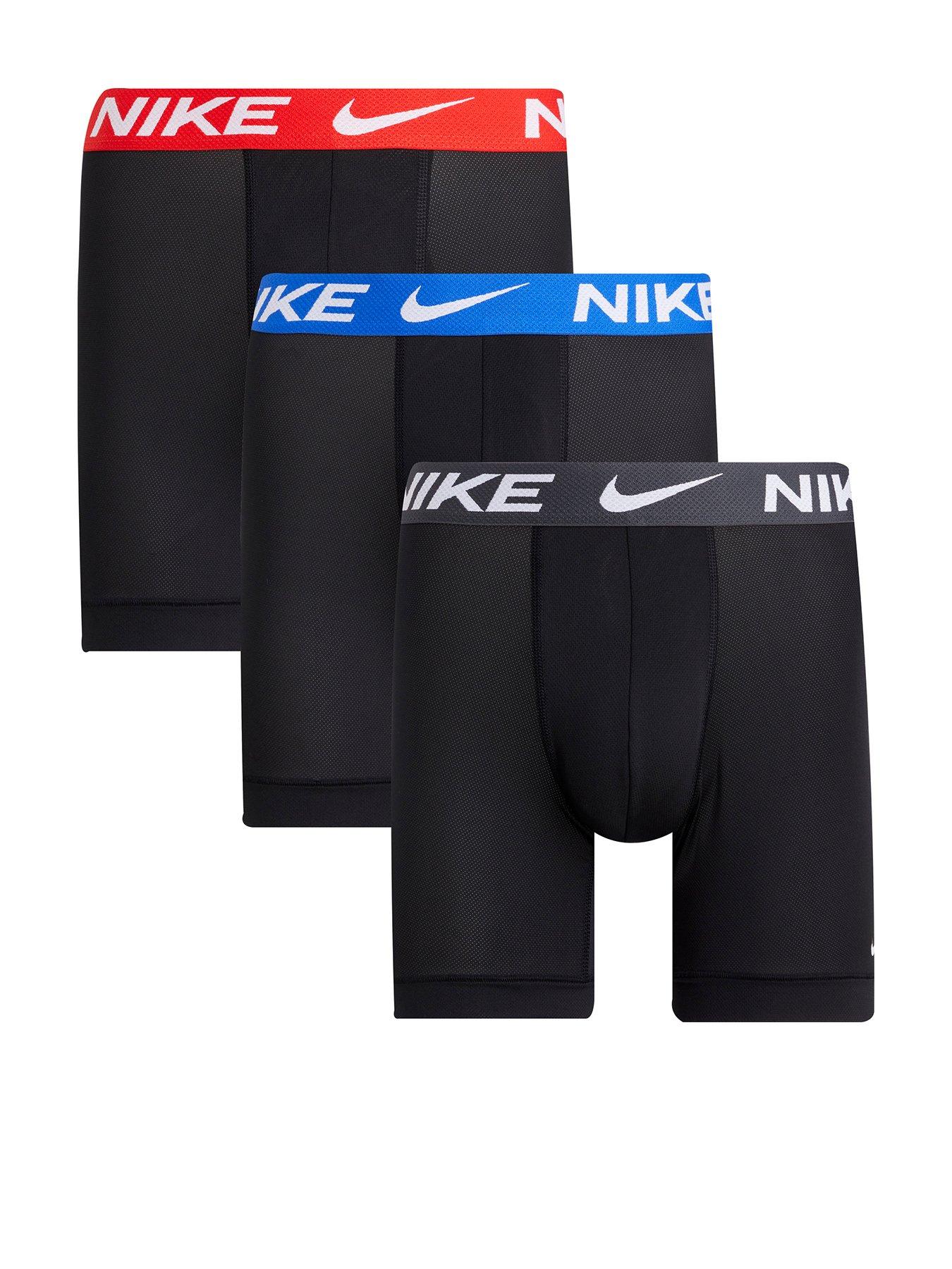 Nike 3 Pack Dri Fit Boxer Shorts Mens, Nike