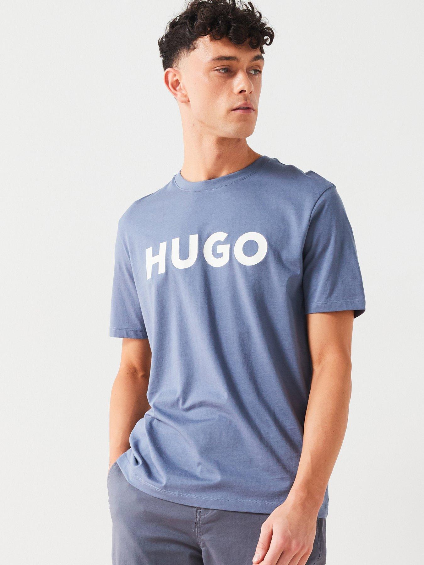 hugo-dulivio-regular-fit-t-shirt-blue