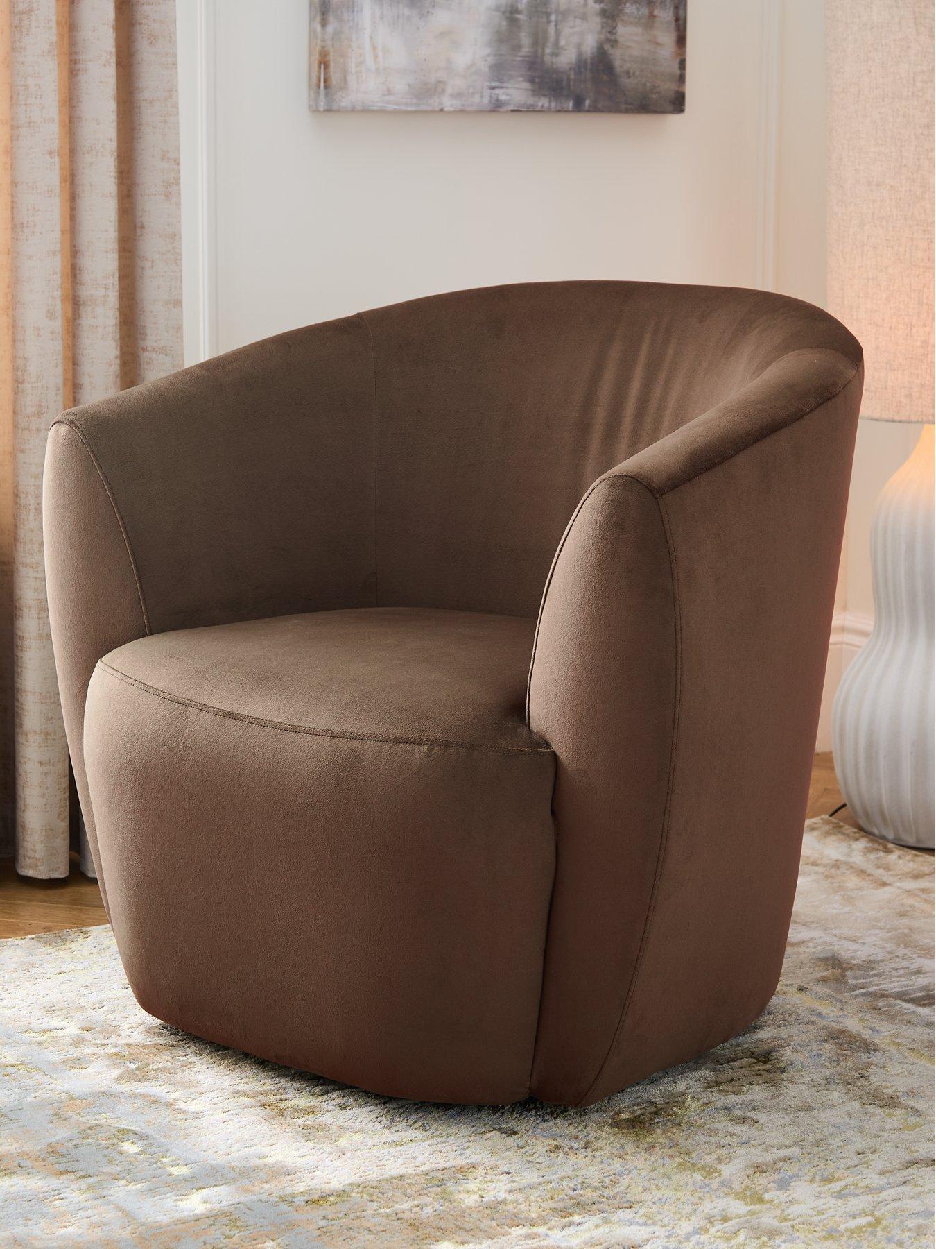 Very Home Maison Velvet Accent Chair - Made to order in the UK