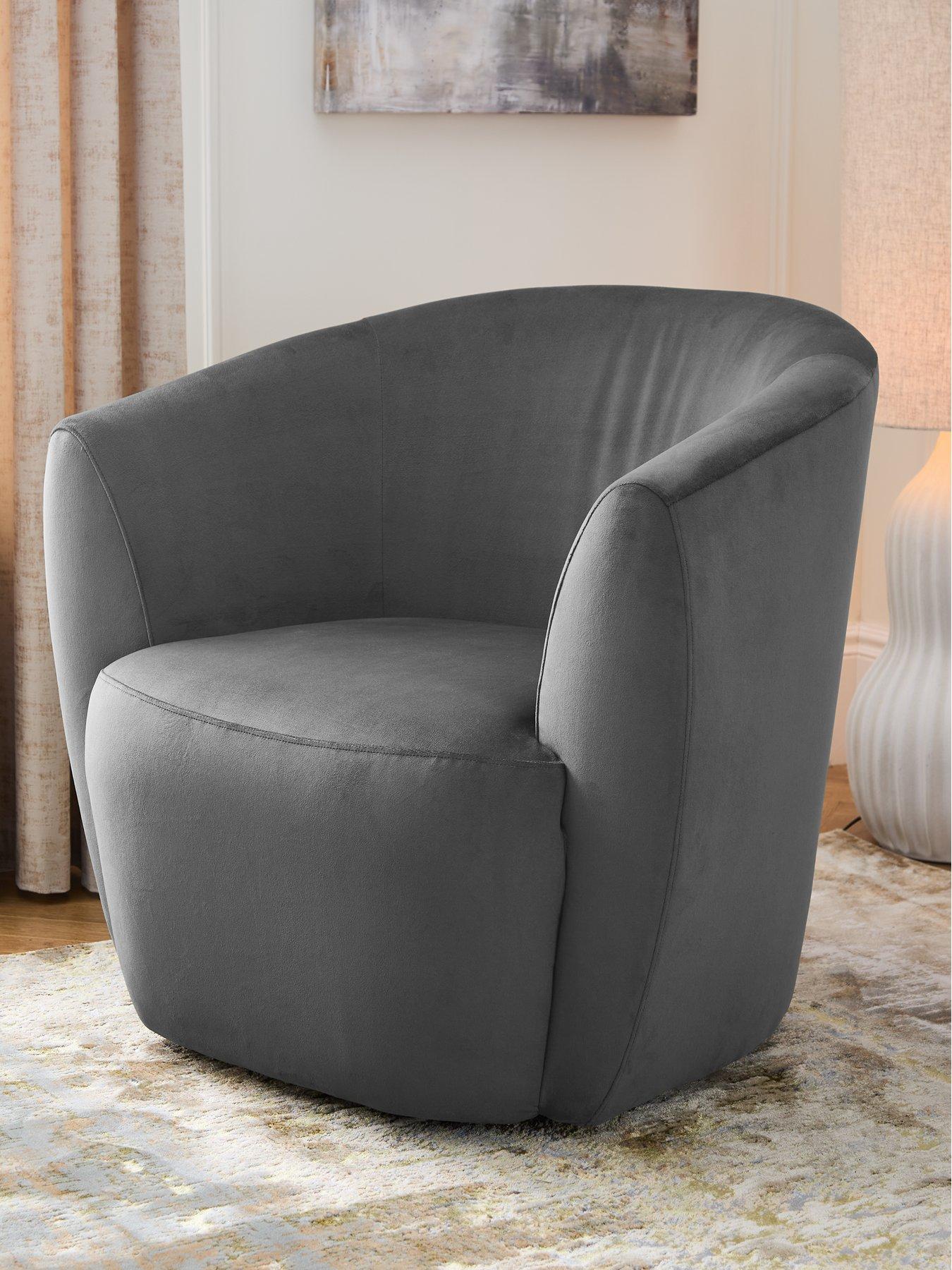 undefined Maison Velvet Accent Chair