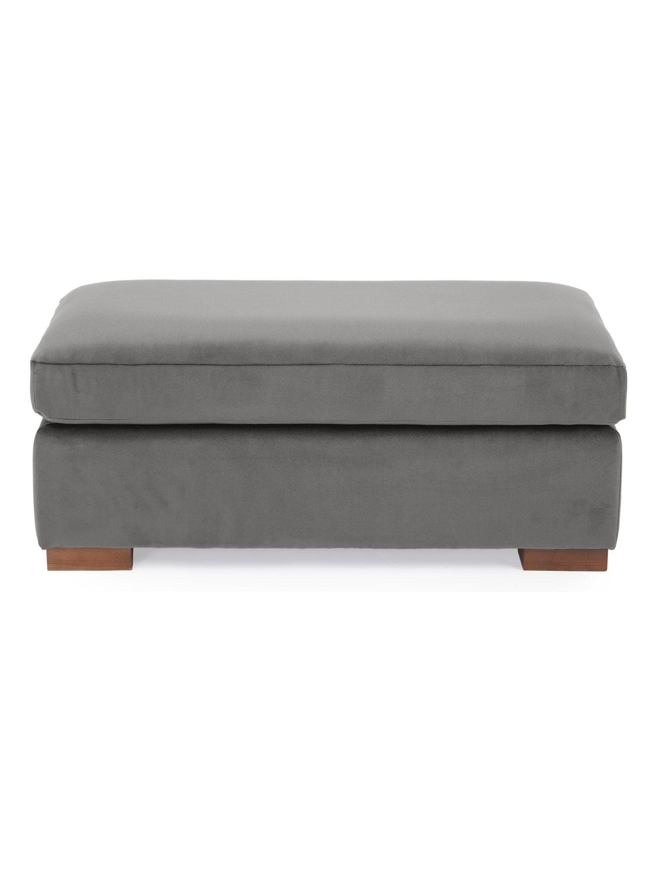 undefined Maison Velvet Footstool