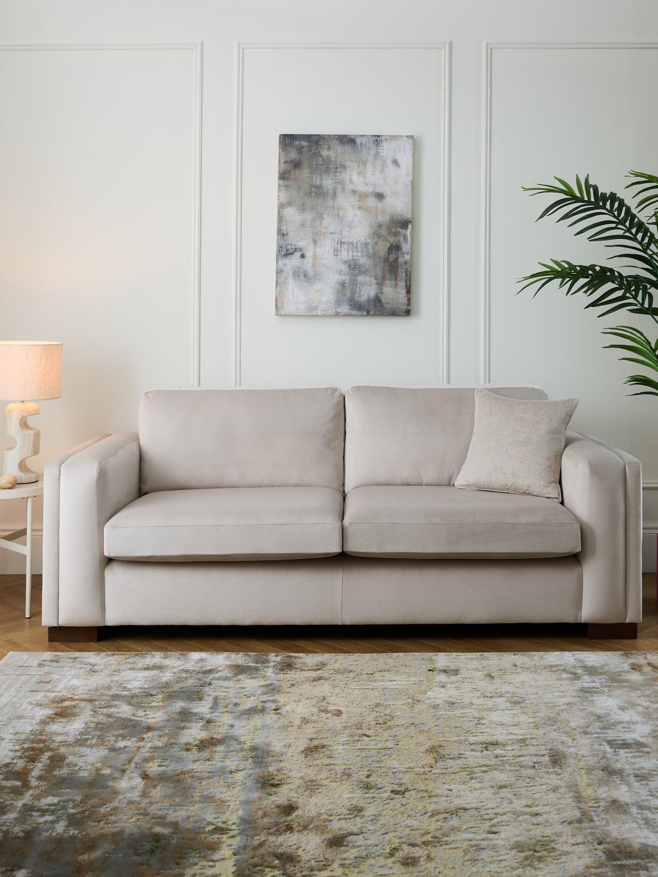 undefined Maison Velvet 3 Seater Sofa - Made to order in the UK