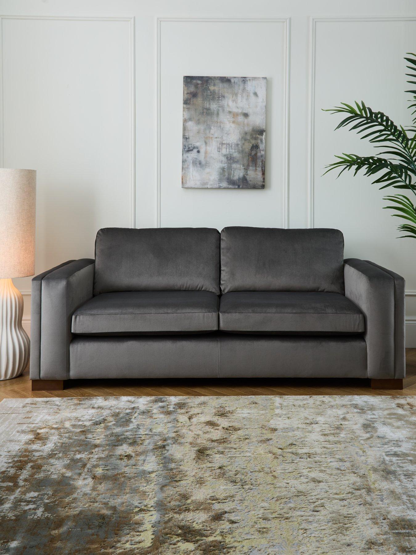 undefined Maison Velvet 3 Seater Sofa