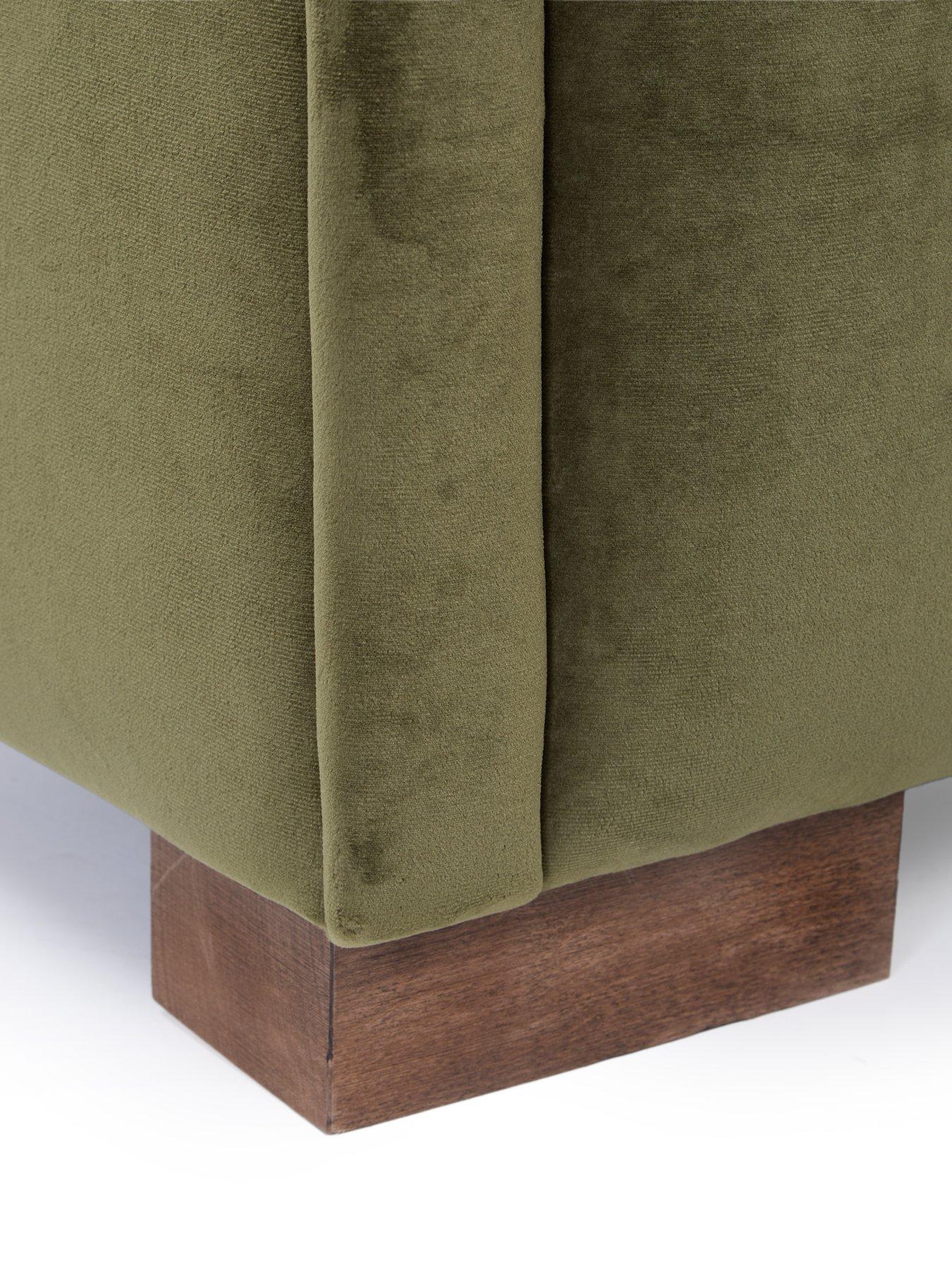 Image 4 of 6 of Very Home Maison Velvet Left Hand Corner Chaise Sofa&nbsp;- Made in the UK