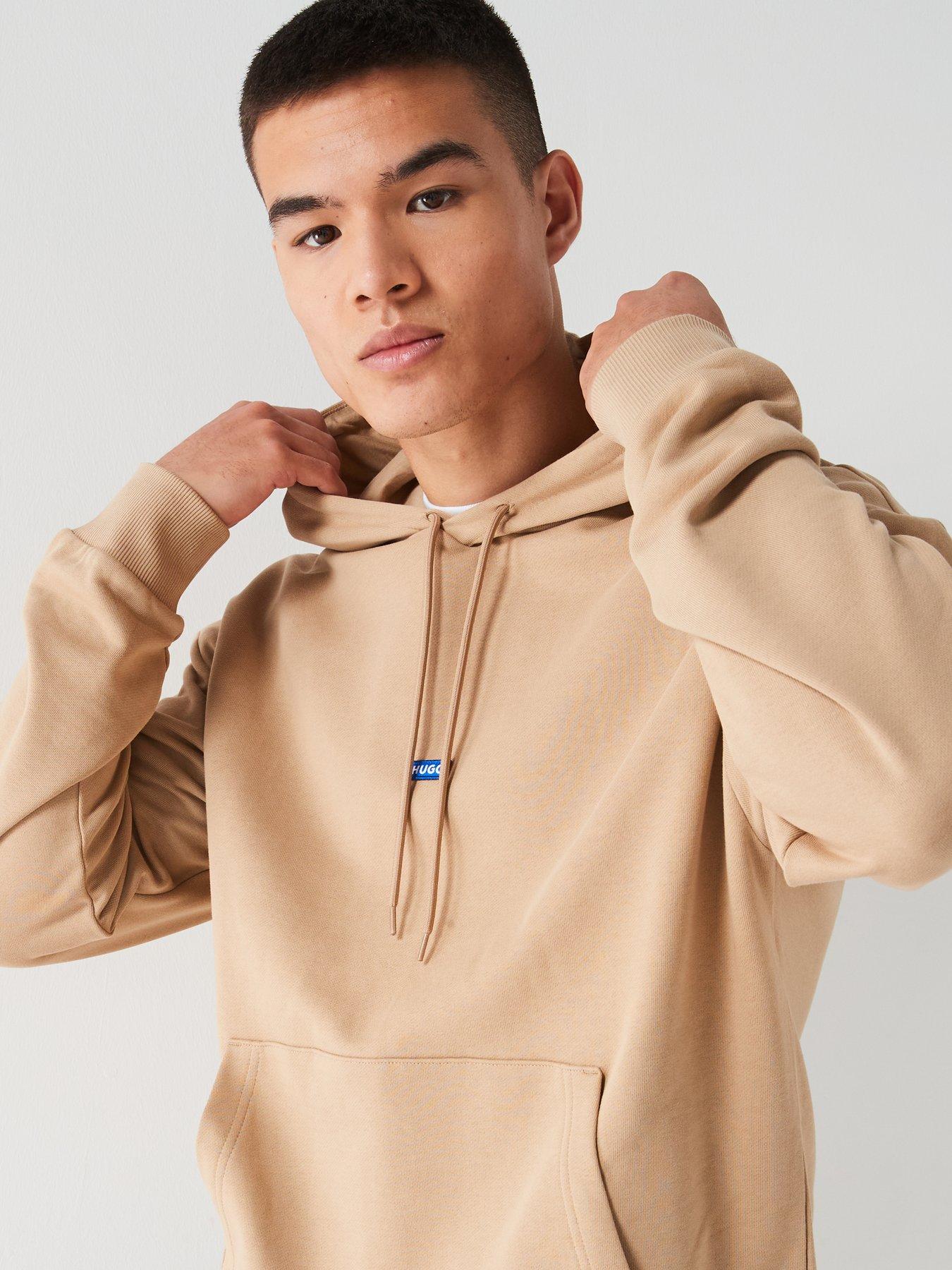 Dark beige hoodie on sale