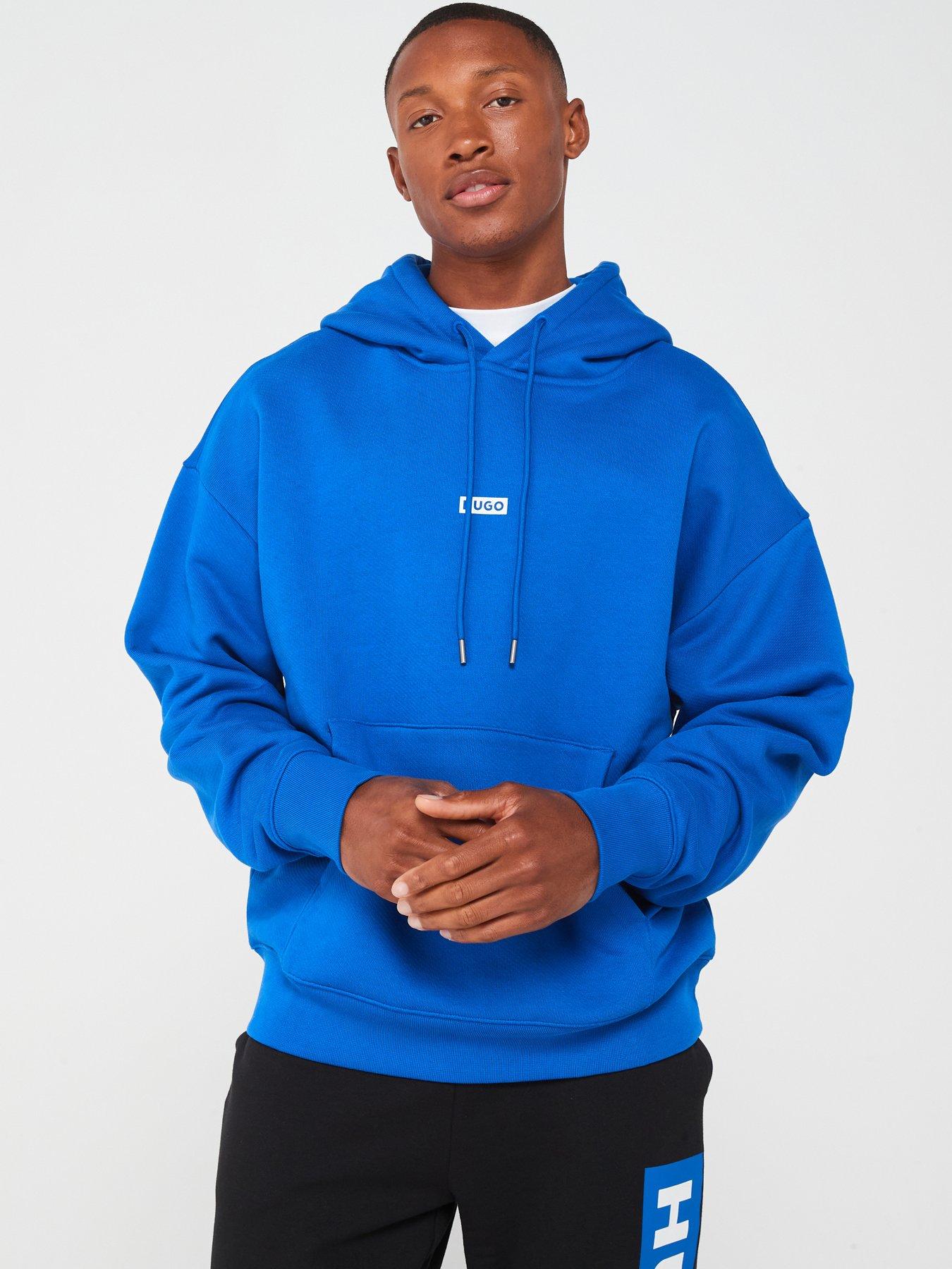 HUGO BLUE Nazardo Overhead Hoodie Bright Blue Very