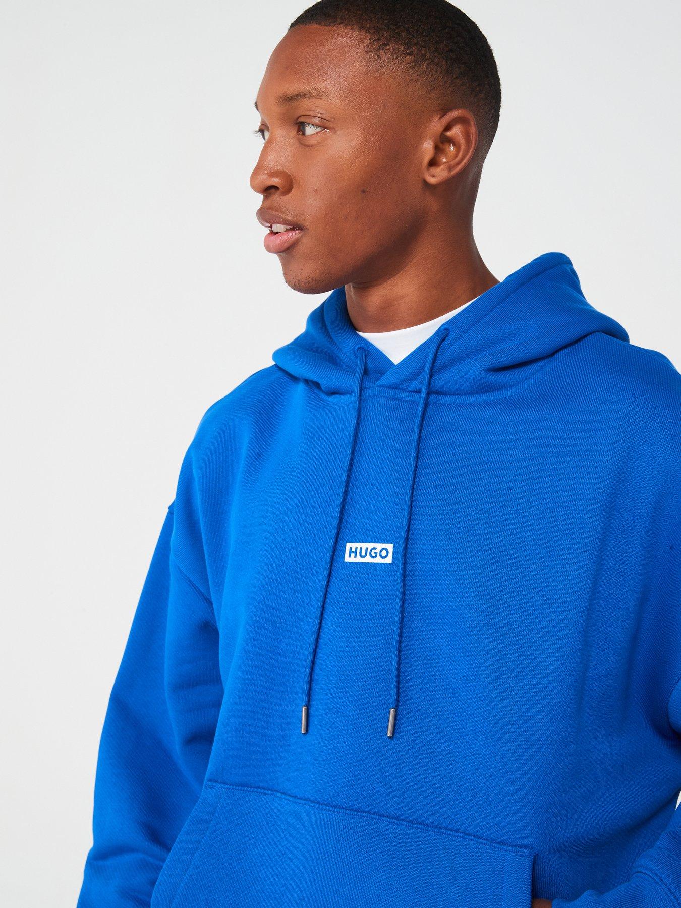 ■Hugo Boss■ Blue nazardo フーディー HUGO NAZARDO - Sweatshirt - open blue/blue - Zalando.co.uk