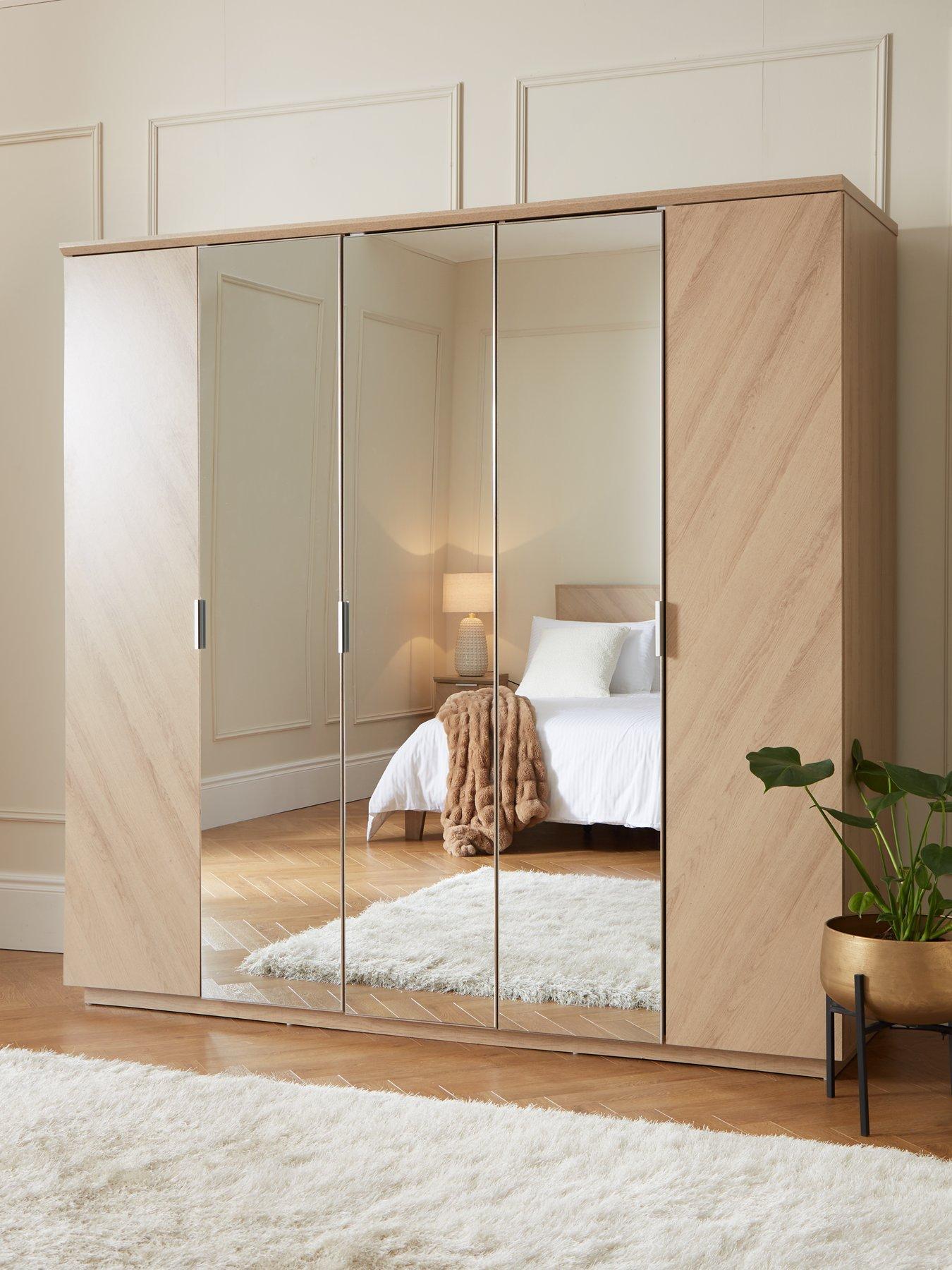 Mirror wardrobe store price