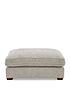  image of very-home-arlo-fabric-footstool-large