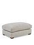  image of very-home-arlo-fabric-footstool-large