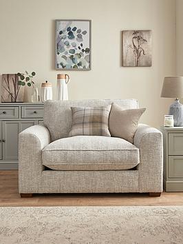 Product photograph of Very Home Arlo Snuggle Chair from very.co.uk