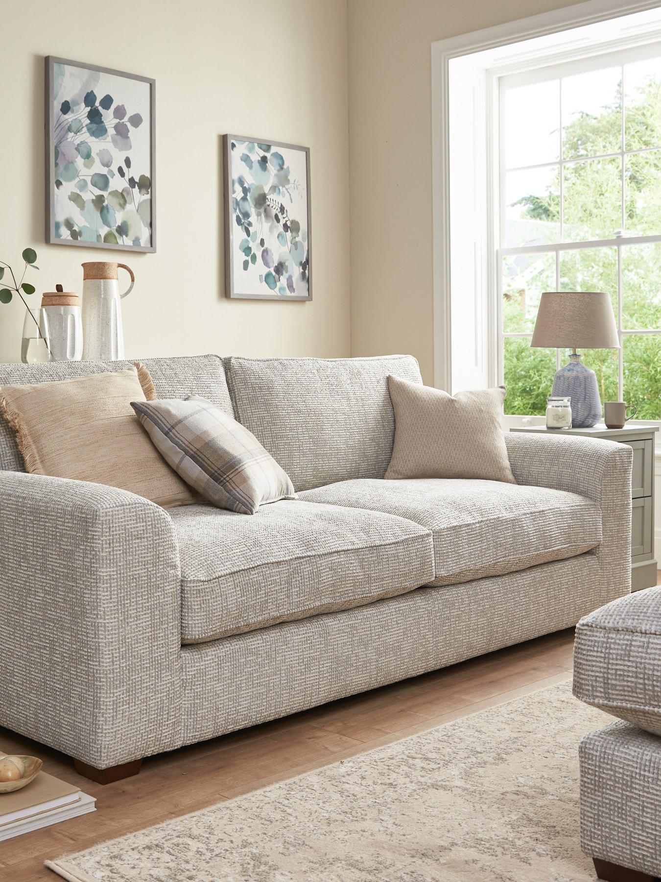 Product photograph of Very Home Arlo Fabric 2 Seater Sofa from very.co.uk