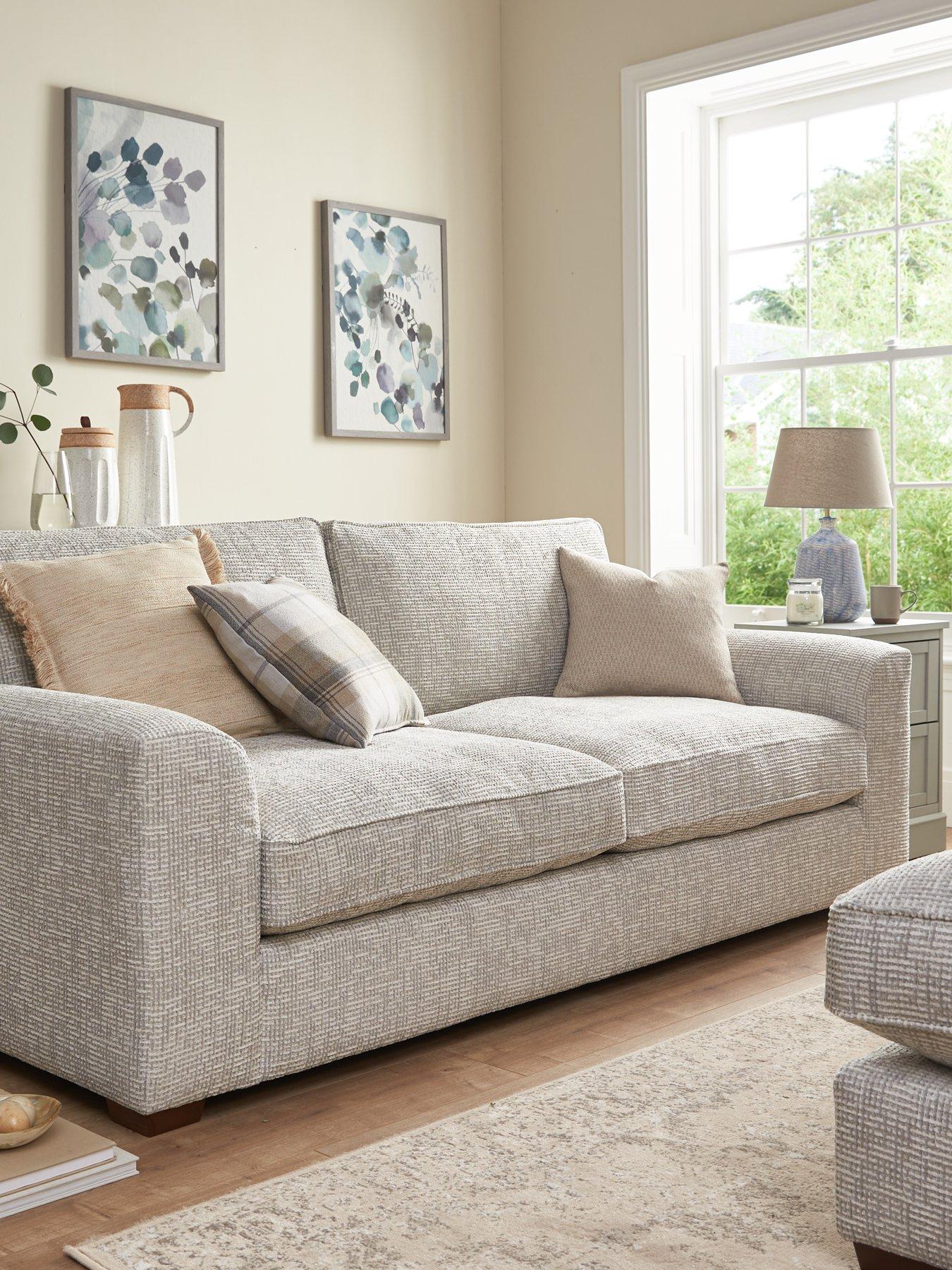 Very Home Arlo Fabric 3 Seater Sofa - Made to order in the UK