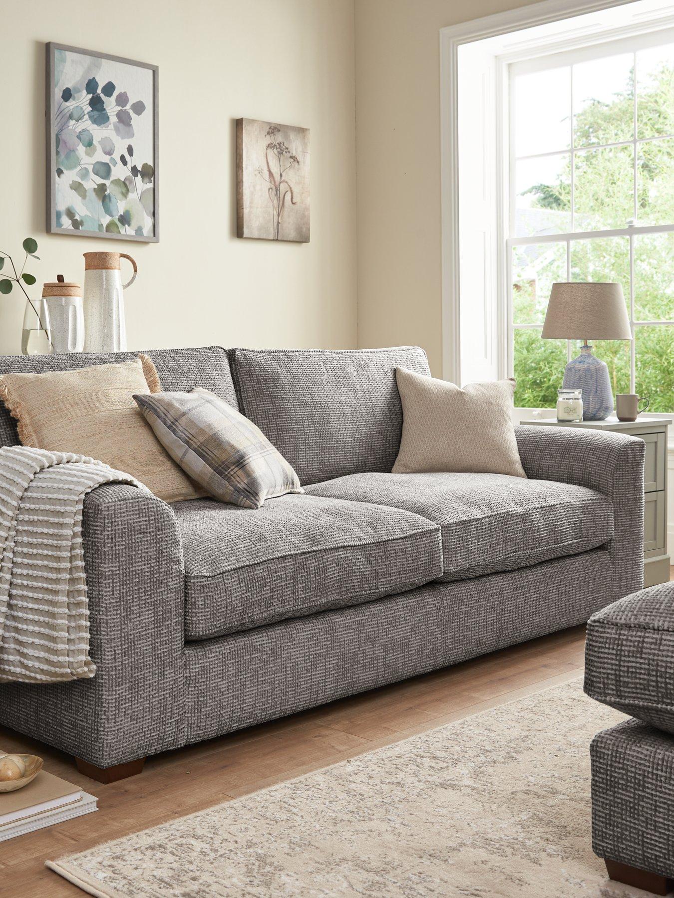 Very Home Arlo Fabric 3 Seater Sofa - Made to order in the UK
