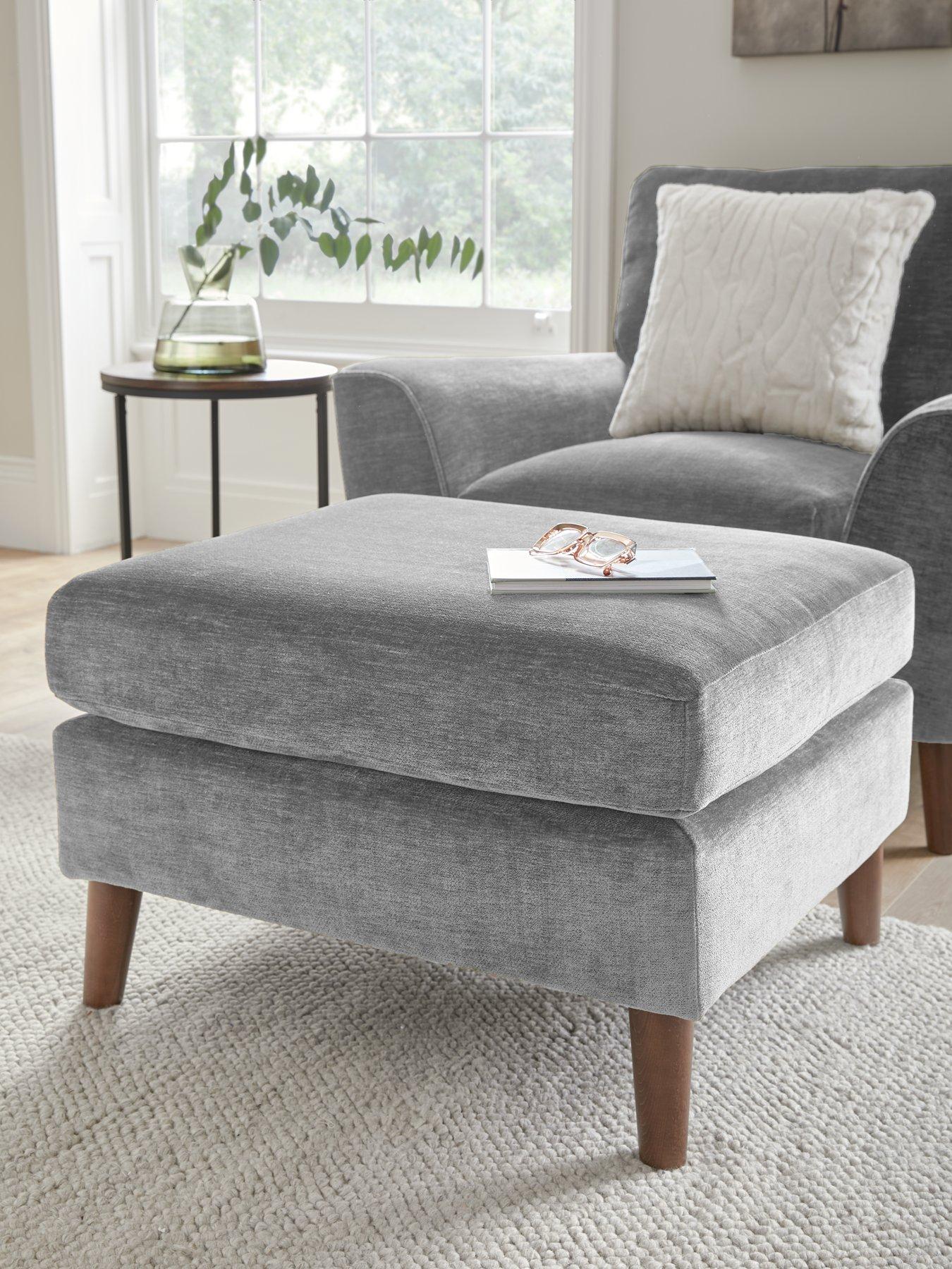 Astrid chair store with ottoman