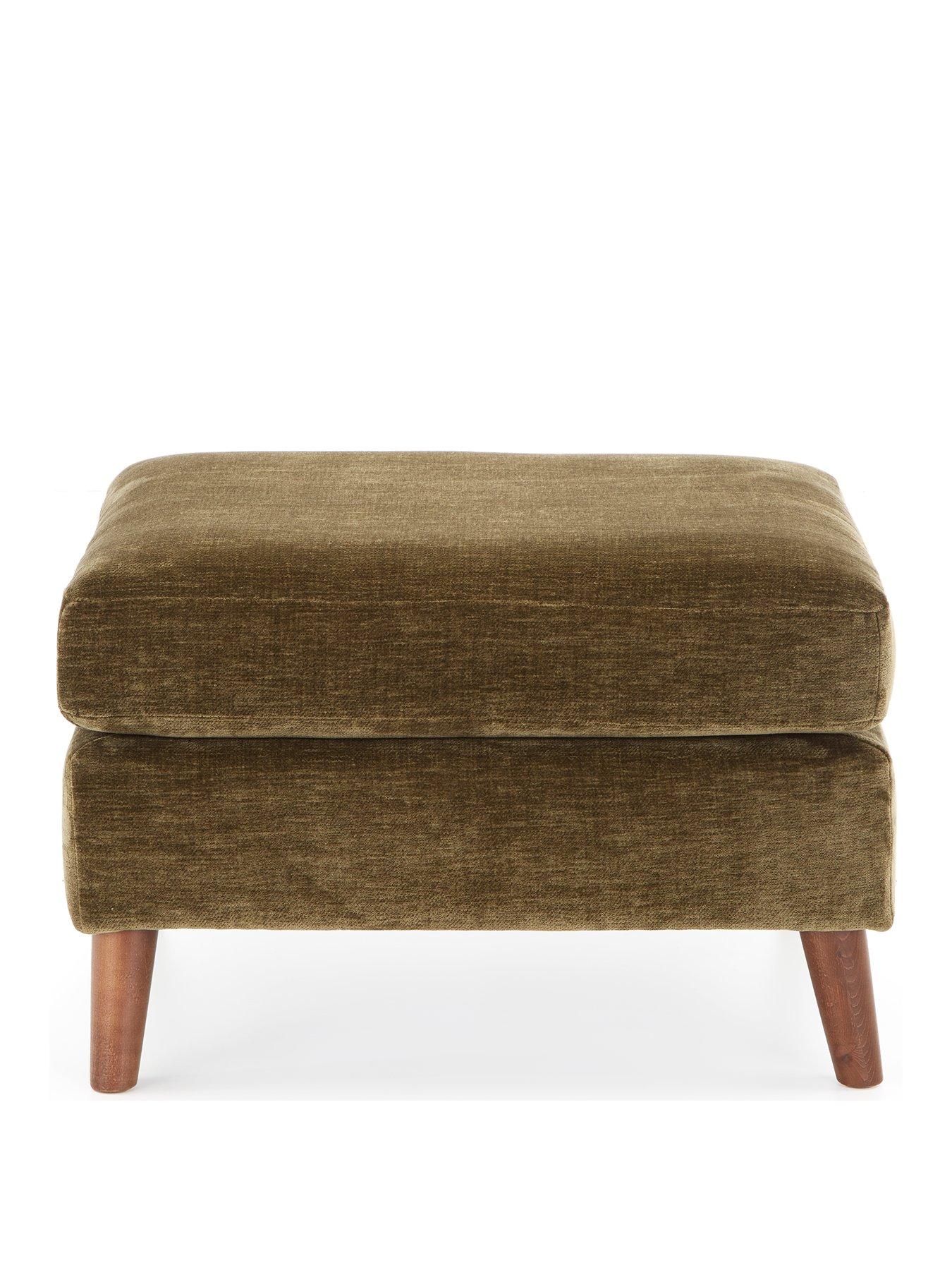 Image 2 of 6 of Very Home Astrid Fabric Footstool