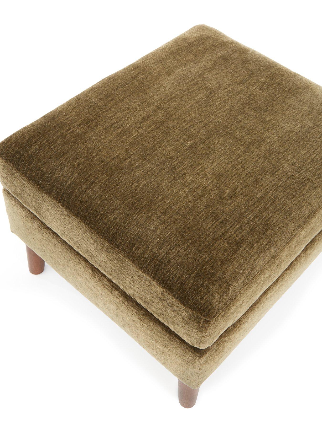 Image 4 of 6 of Very Home Astrid Fabric Footstool