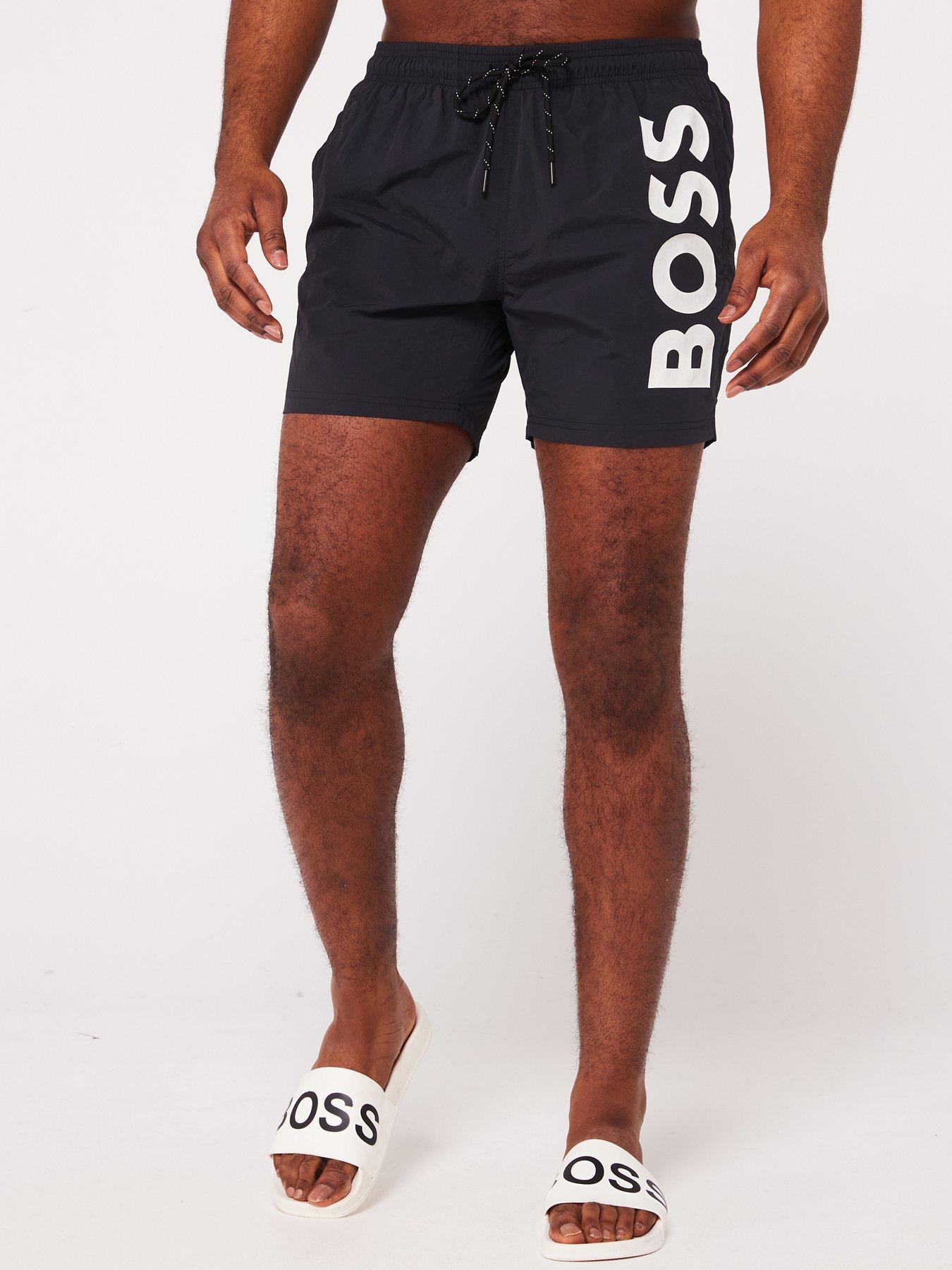 undefined Octopus Swim Shorts - Black