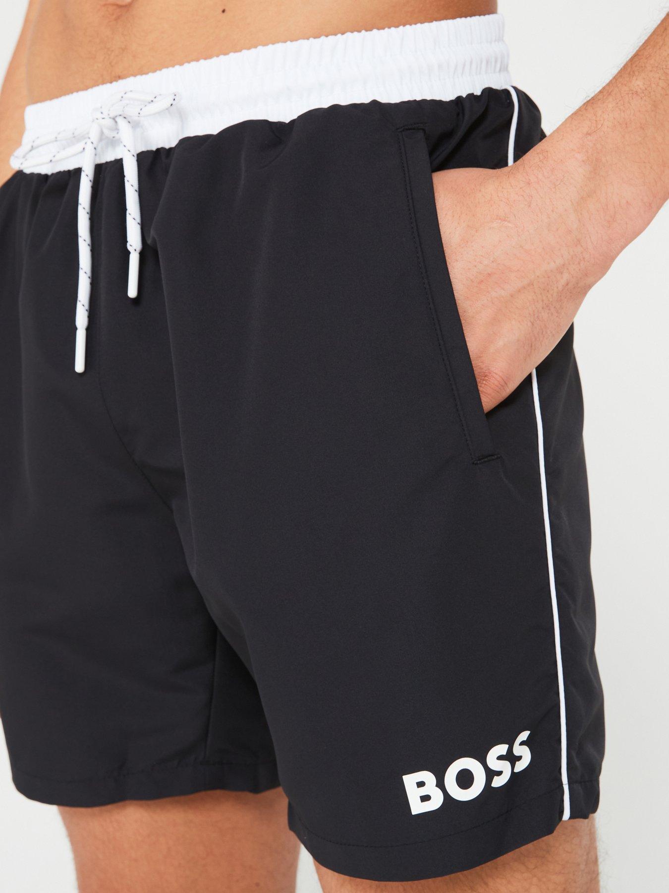 Image 4 of 6 of BOSS Starfish Swimshort - Black