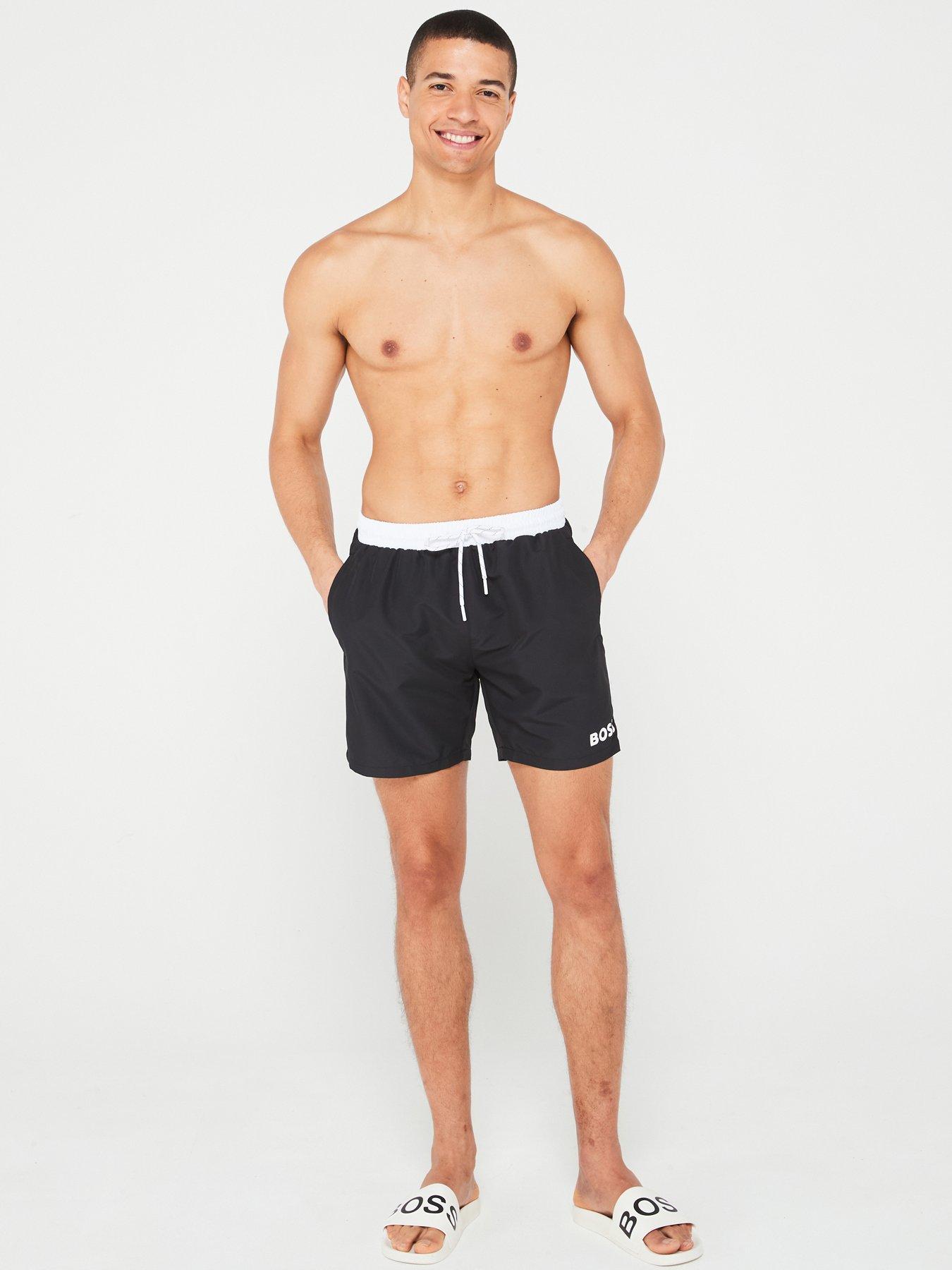 Image 6 of 6 of BOSS Starfish Swimshort - Black
