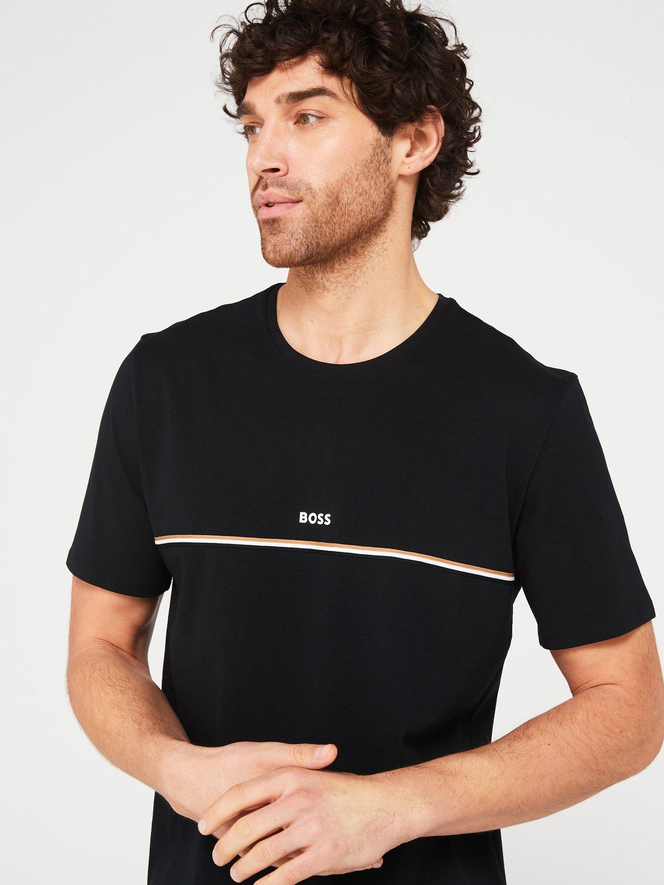 BOSS Bodywear Unique T-shirt - Black | Very.co.uk