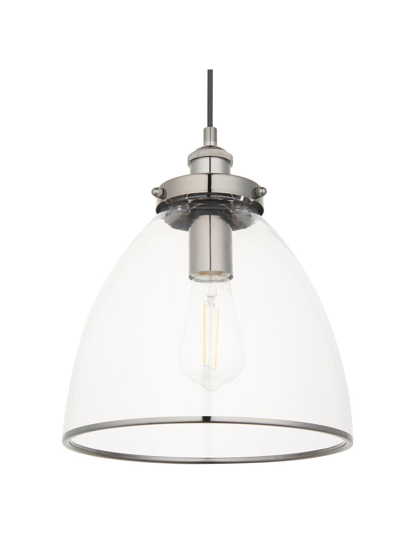 Image 2 of 6 of Very Home Jamey Pendant - Clear/Gunmetal