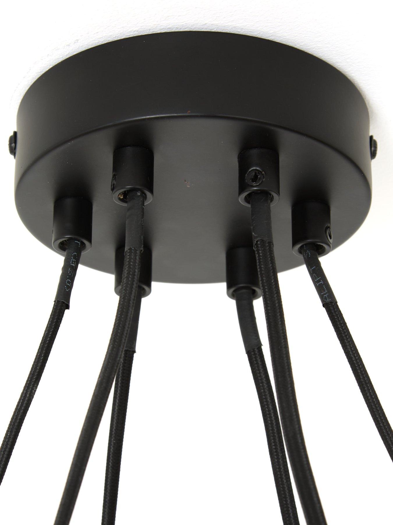 Image 7 of 7 of The Very Collection Francis 6 Light Pendant - Black