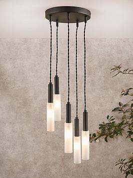 Product photograph of Michelle Keegan Home Carette 5-light Ceiling Cluster Pendant from very.co.uk