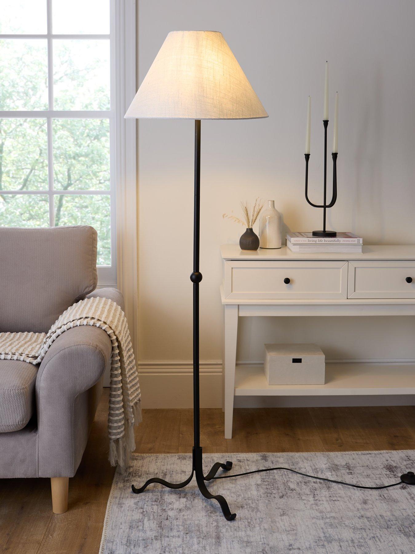 White company deals floor lamp