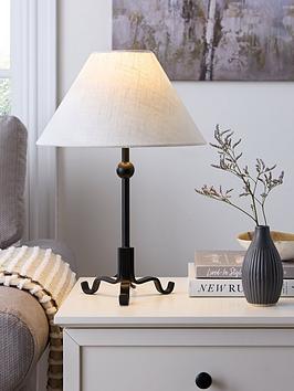 Product photograph of Very Home Farmhouse Table Lamp from very.co.uk