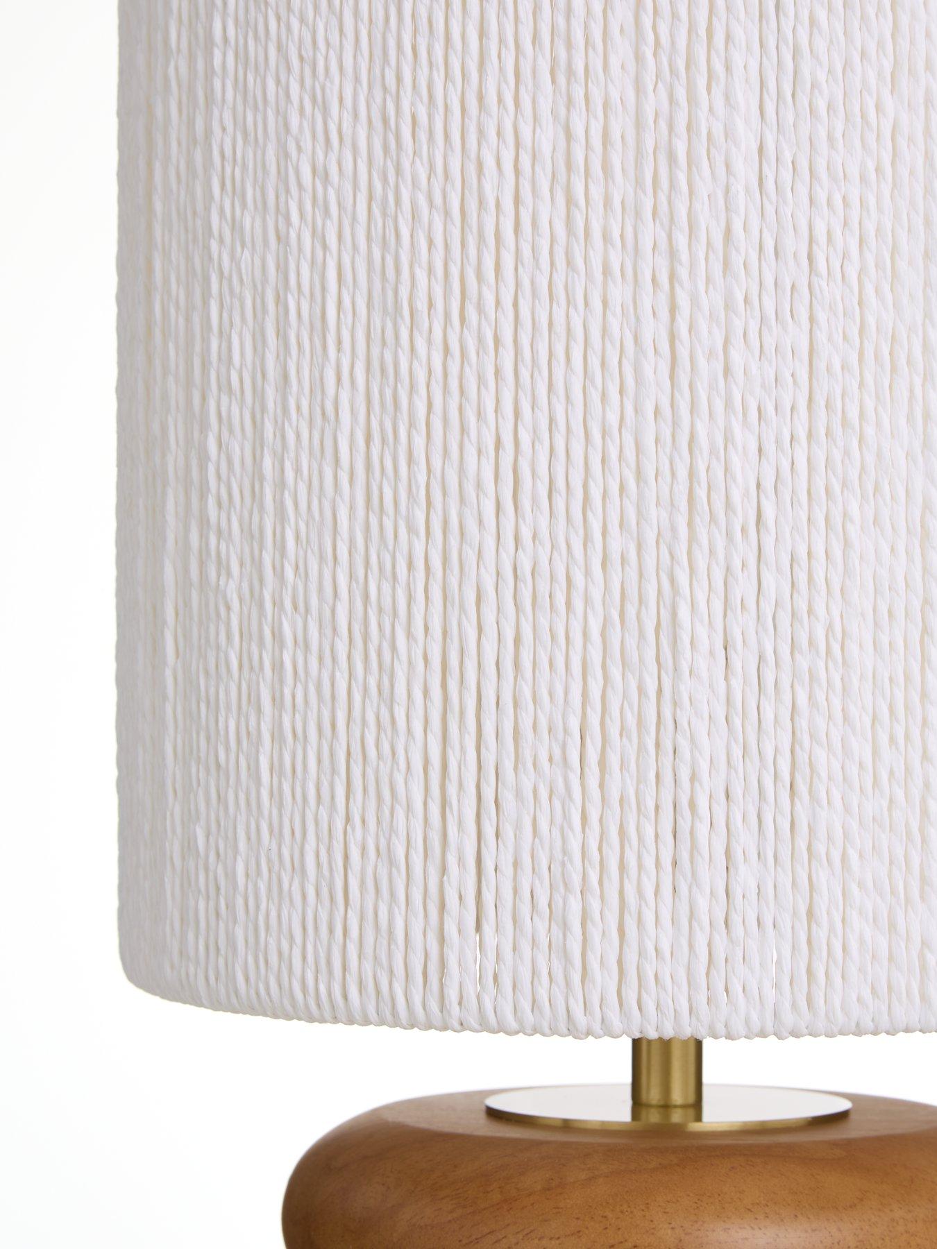 Image 4 of 6 of The Very Collection Wood Stack Table Lamp