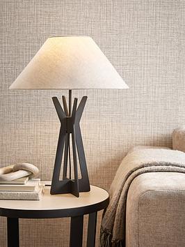 Product photograph of Michelle Keegan Home Carette Table Lamp from very.co.uk