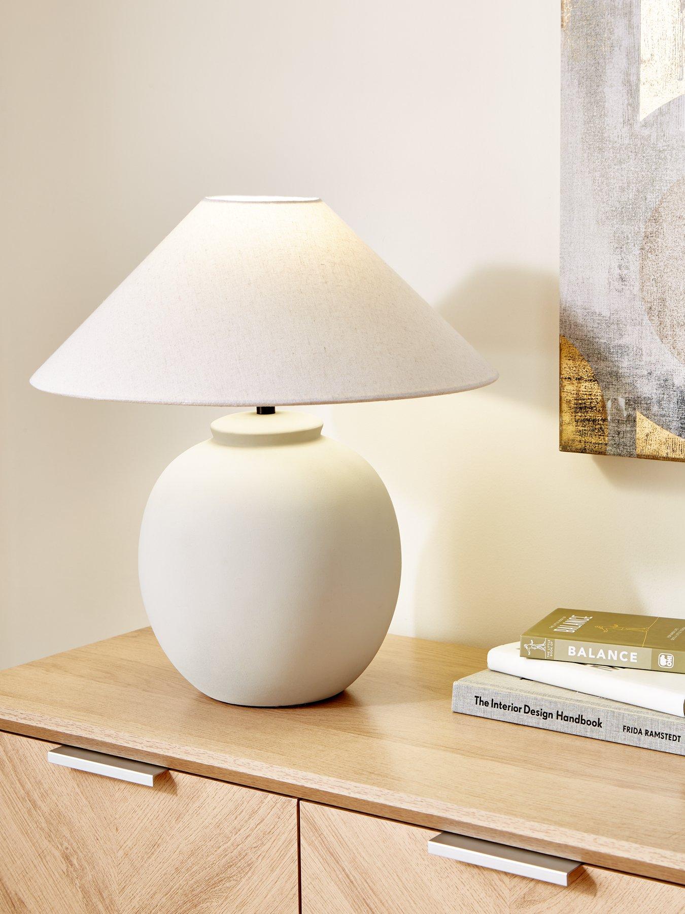 Very Home Concrete Table Lamp