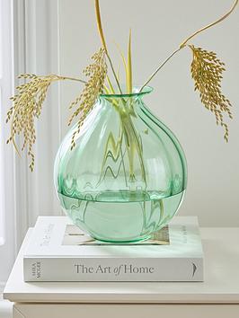 Product photograph of Very Home Elsa Green Vase from very.co.uk