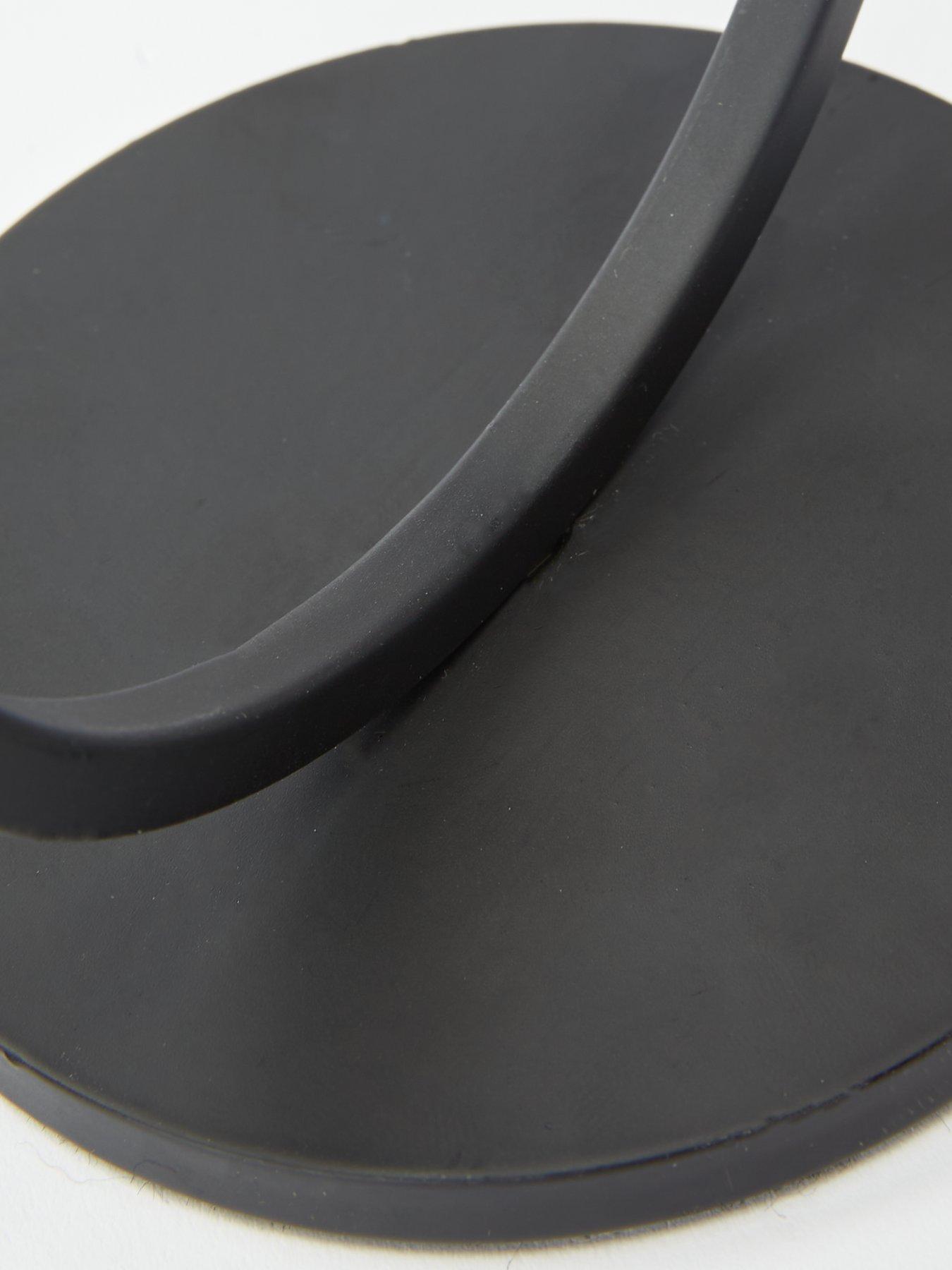 Image 5 of 5 of Michelle Keegan Home Set of 2 Black Abstract Candle Holders