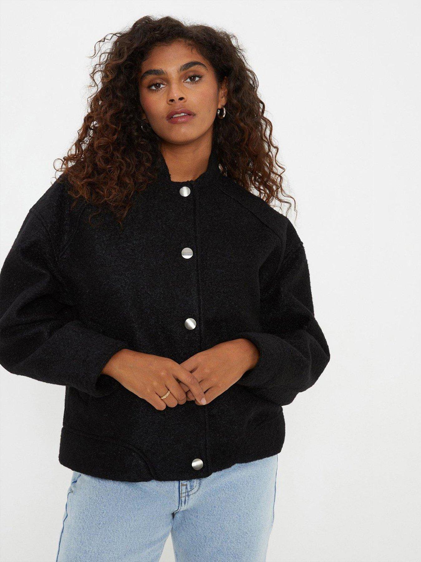 Black denim jacket dorothy perkins sale