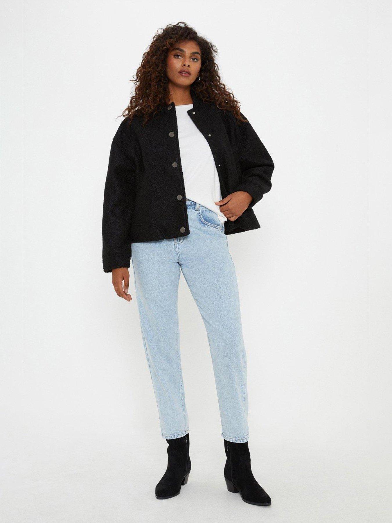 Dorothy perkins black outlet denim jacket