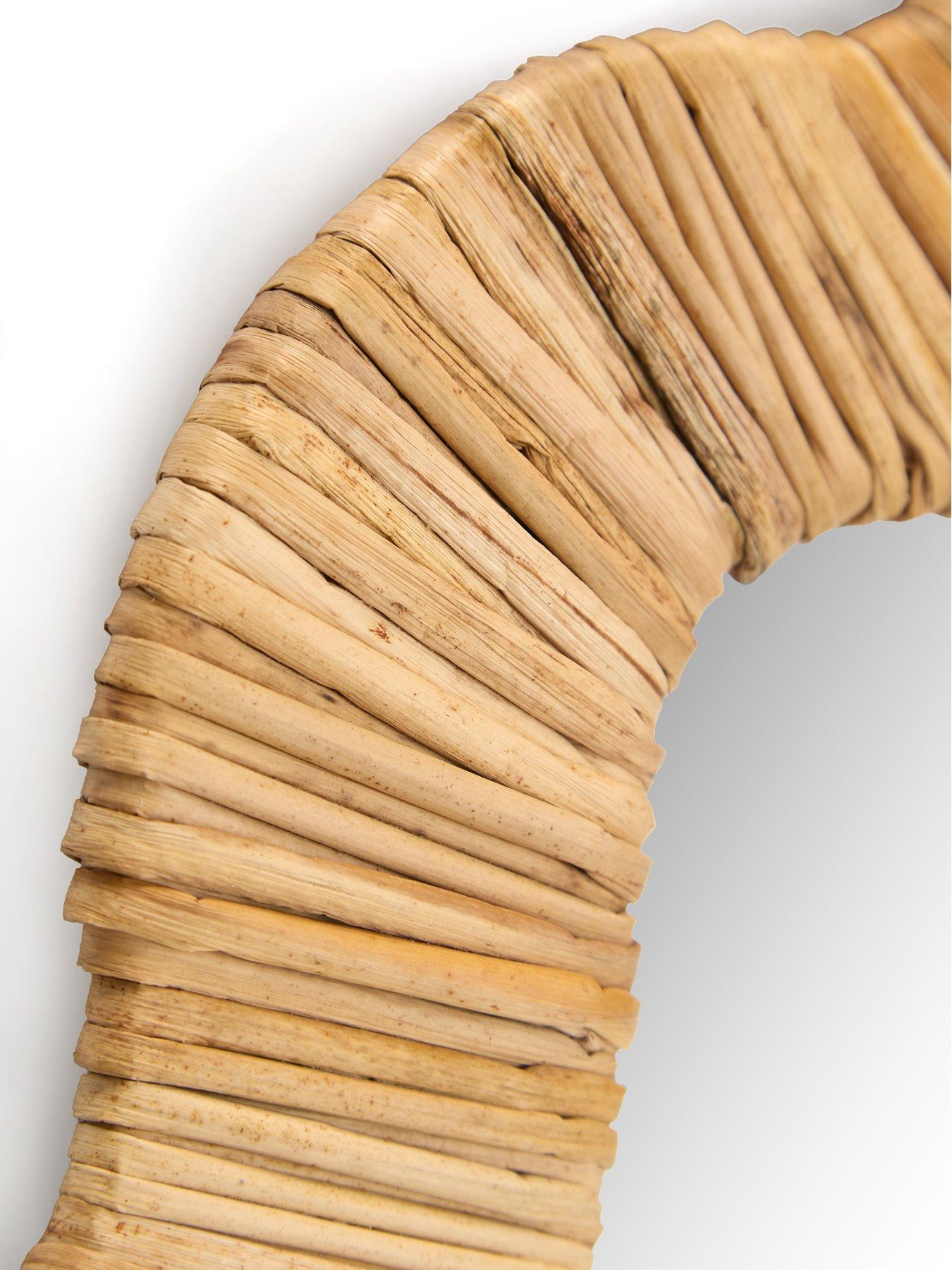 Image 5 of 7 of Very Home Wavy Woven Mirror 75cm