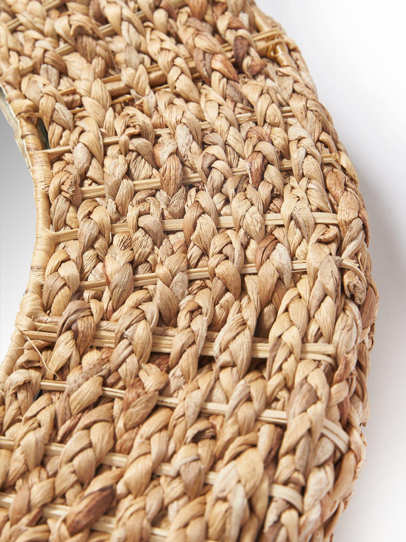 Image 5 of 5 of Very Home Darla Wicker Woven Mirror 66cm