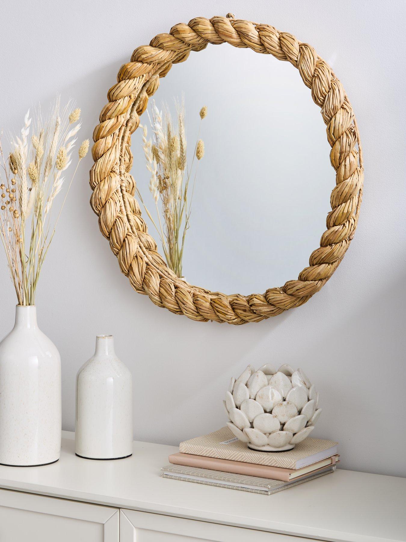 The Very Collection Rope Style Mirror 55cm