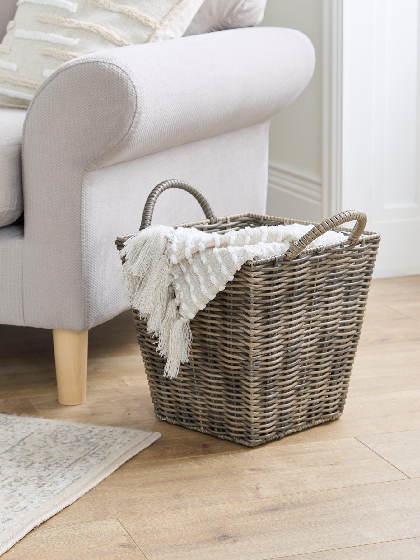 undefined Square Basket With Handle