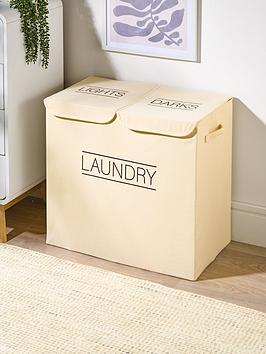 Product photograph of Everyday Fabric Laundry Sorter from very.co.uk