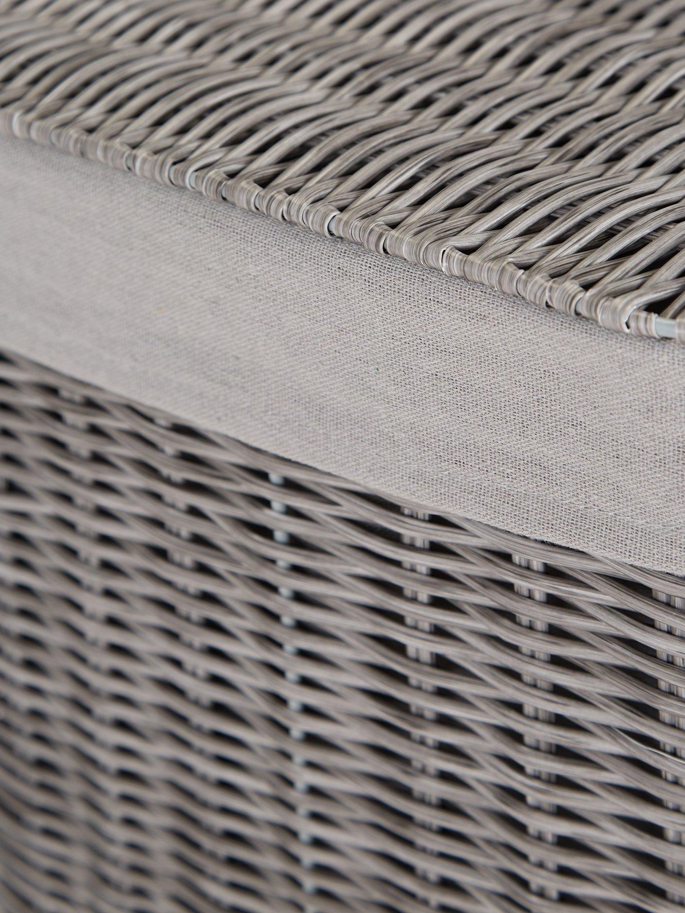 Image 7 of 7 of The Very Collection Rattan Laundry Sorter