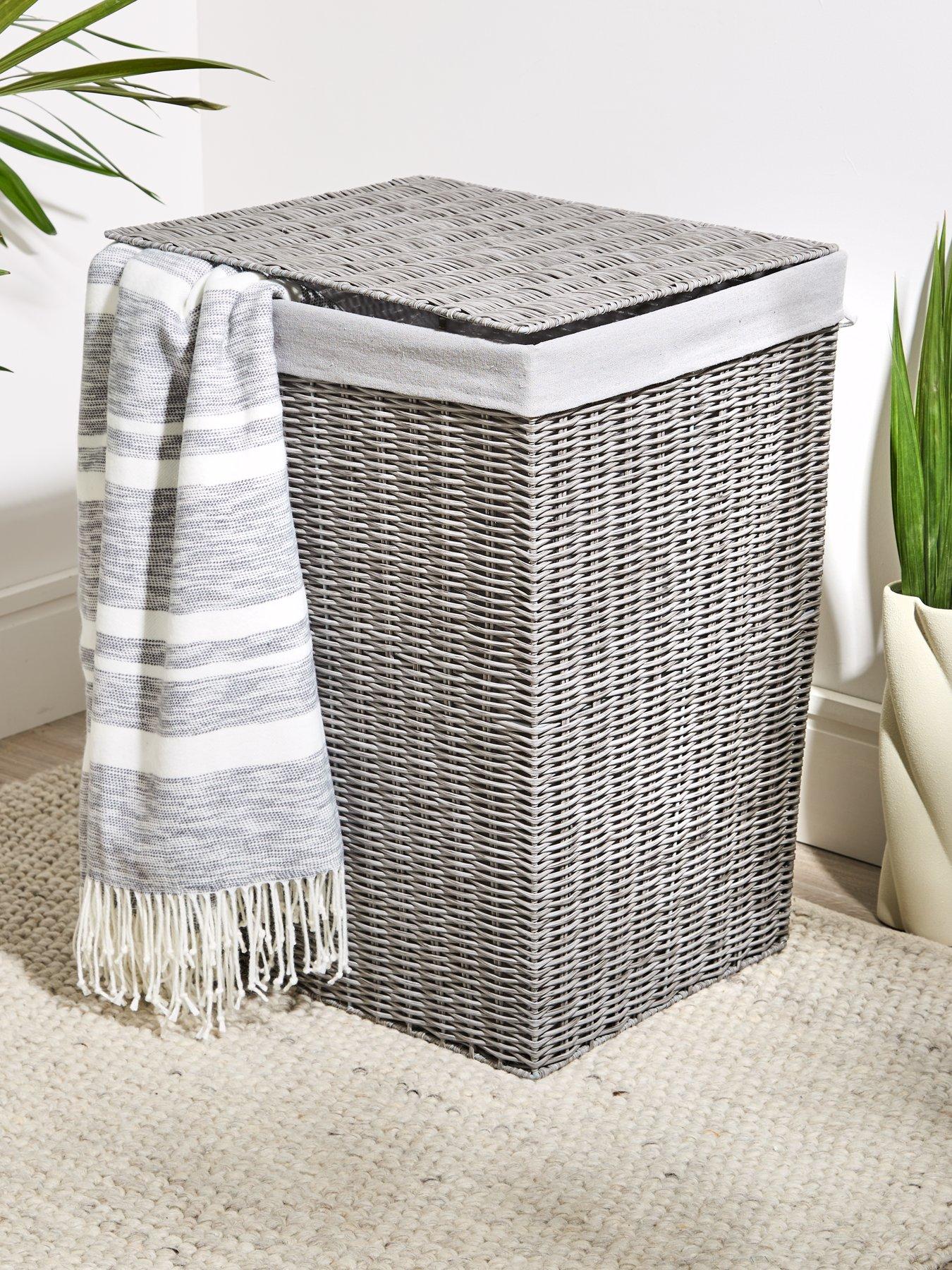 Very Home Rattan Laundry Hamper
