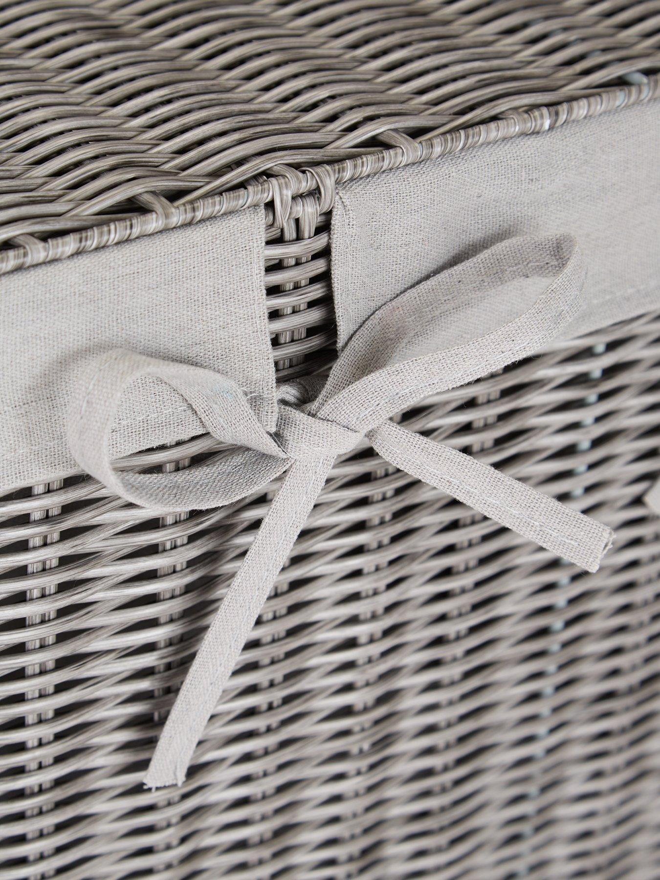 Image 5 of 7 of Very Home Rattan Laundry Hamper